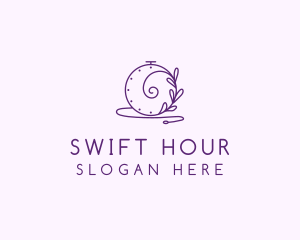 Minimalist Pocket Watch logo design