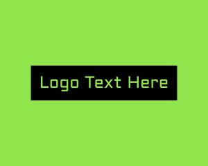Font - Simple Tech Gadget logo design