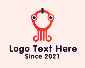 Character - Squid Mascot Character logo design