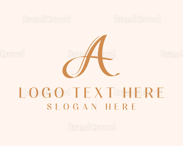 Luxury Boutique Letter A Logo