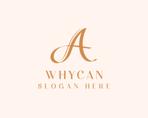 Cursive - Luxury Boutique Letter A logo design