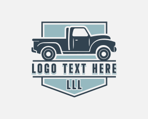 Auto - Pick Up Truck Transport logo design