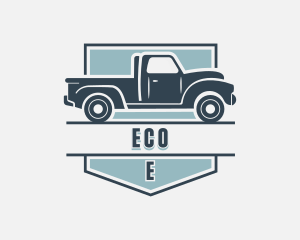 Pick Up Truck - Pick Up Truck Transport logo design