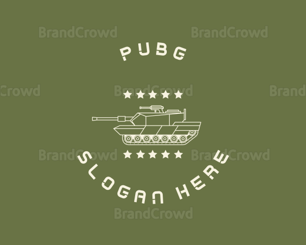 Army Soldier Tank Logo