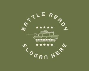 Soldier - Army Soldier Tank logo design