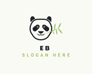 Lazy - Panda Bear Wildlife logo design