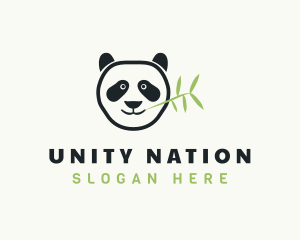 Panda Bear Wildlife logo design