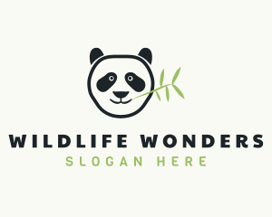 Panda Bear Wildlife logo design