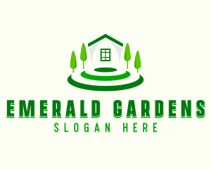 Yard Lawn Landscaping logo design