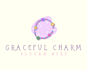 Bracelet Charm Beads logo design