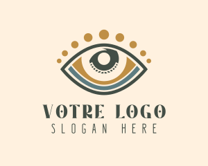 Mystics Tarot Eye Logo