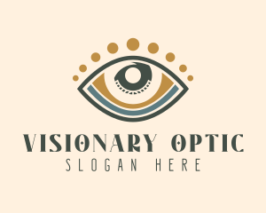 Optic - Mystics Tarot Eye logo design