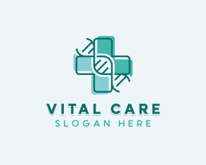 Healthcare - Medical Healthcare DNA logo design