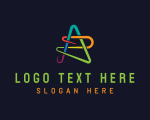 Telecom - Creative Innovation Letter A logo design