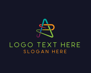 Application - Creative Innovation Letter A logo design