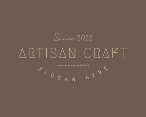 Crafty - Simple Artisan Business logo design