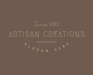 Simple Artisan Business logo design