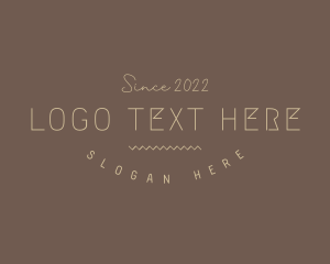 Hobbyist - Simple Artisan Business logo design