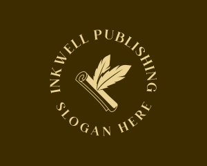 Publishing - Feather Scroll Publishing logo design