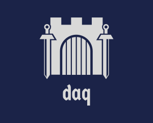 Dagger Sword Fortress  Logo