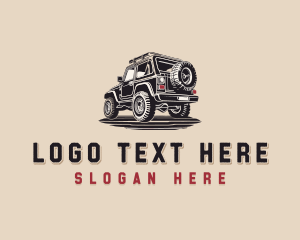 Outdoor - Off Road Car Driving logo design