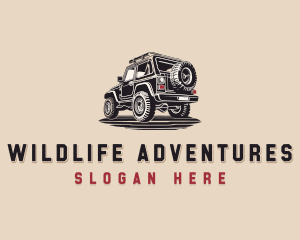 Off Road Car Driving logo design