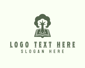 Reading - Publishing Book Tree logo design
