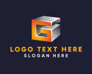 Indoor - 3D Technology Letter G logo design