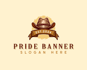 Cowboy Hat Rodeo logo design