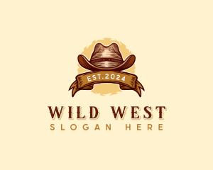 Buckaroo - Cowboy Hat Rodeo logo design