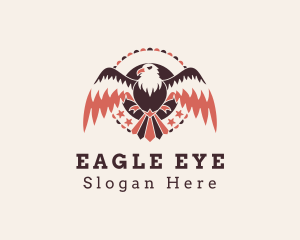 Native American Eagle logo design