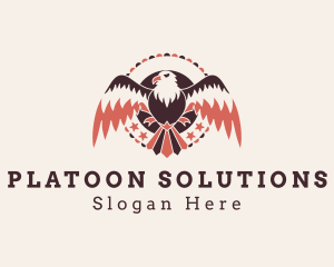 Native American Eagle logo design