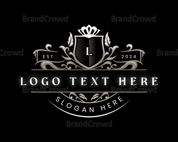 Luxury Crown Crest Logo