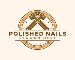 Nail - Hammer Nail Carpentry logo design