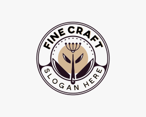 Stitching Needle Craft logo design