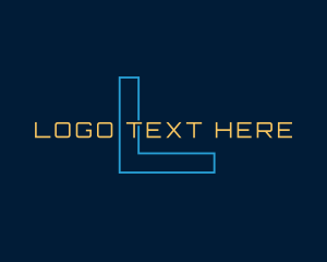 Electronic - Neon Cyber Technology logo design