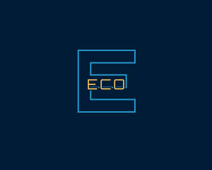 Circuit - Neon Cyber Technology logo design