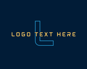 Expert - Neon Cyber Technology logo design