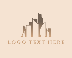 Hostel - Metropolis Condominium Property logo design