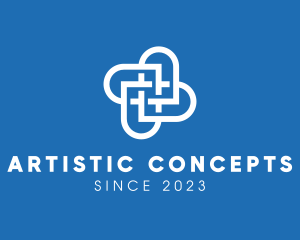 Abstract - Abstract Medical Cross logo design