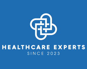 Physician - Abstract Medical Cross logo design