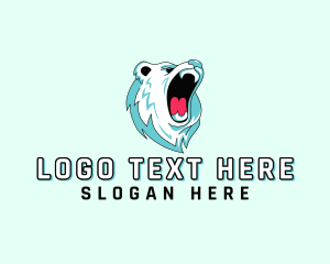 Polar Bear - Wild Polar Bear logo design