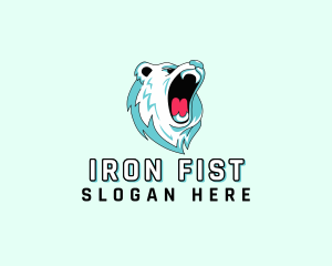 Wild Polar Bear logo design