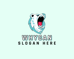 Polar Bear - Wild Polar Bear logo design