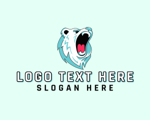 Sports Team - Wild Polar Bear logo design