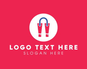 Buy And Sell - Exclamation Shopping Bag logo design