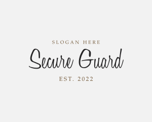 Cursive - Elegant Cursive Business logo design