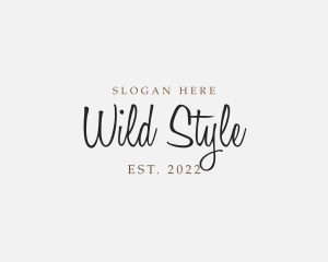 Elegant Cursive Business logo design