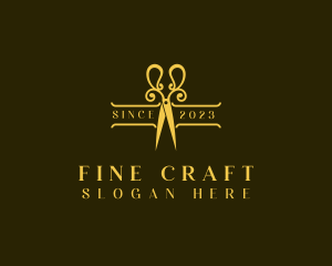 Upscale Craftsman Shears logo design