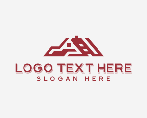 Realtor - Residential Realtor Roofing logo design